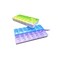 Twice a Day Pill Organizer - Sunday Through Saturday Container for Vitamins and Pills A.M. P.M. (1)