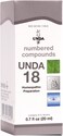 UNDA 18 Numbered Compounds   Homeopathic Preparation   0.7 fl. oz.