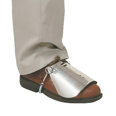 Unisex Aluminum Overshoe Steel Toe Guard, Foot Guards, Metatarsal Guard, Size Universal, 1 Pair