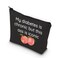 VAMSII Diabetes Supply Bag My Diabetes is Chronic but This Ass is Iconic Funny Type 1 Type 2 Diabetic Zipper Pouch (BLK-My Diabetes)