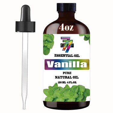Vanilla Essential Oil (4 oz/120 ml)- Vanilla Oils Used in diffusers, humidifiers, Home Baths, Cleaning Products, Yoga, DIY Soaps and DIY Scented Candles