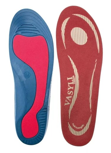 Vasyli Shock Absorber Orthotic, X-Large, Lasting Pain Relief, Biomechanical Control, Maximum PU Shock Absorption, Reduces Excess Pronation, Deep Heel Cup, Heat Moldable, Everyday Use