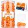 VOISEN 150 Pairs Foam Ear Plugs, Ear Plugs for Sleeping Noise Cancelling, 32dB NRR, 37dB SNR Earplugs for Sleeping, Snoring, Studying, Loud Events, Traveling &amp; Concerts, A Storage Box, Orange