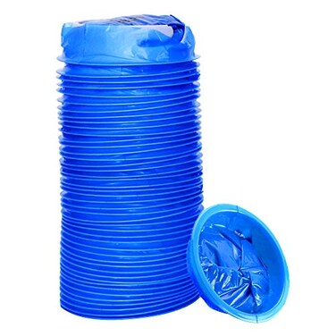Vomit Bags for Car, 50 Pack Emesis Bags - Travel Motion Sick Throw up Bag/Disposable Blue Barf Bag for Morning Sickness &amp; Hangovers