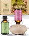 VTS Pure Natural Essential Oils Set with Waterless Diffuser, Aromatherapy Oils Blends for Home, Office, Bedroom, Bathroom (1 fl.oz Geranium Scent Oil &amp; 1 fl.oz Lime Scent Oil &amp; Portable Diffuser)