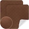 Waterproof Chair Pads for Adult Incontinence - Washable 4 Pack - 22" x 21" - Reusable Seat Pads for Men, Women - Brown