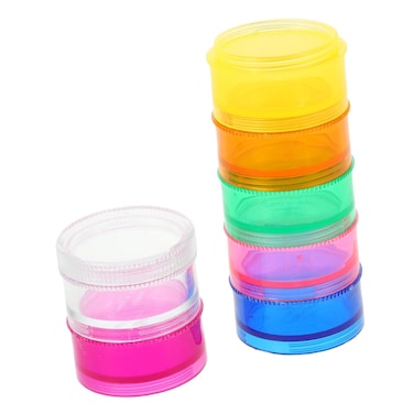 Weekly Pill Organizer Rotating Medicine for Daily Use Travel-Friendly Case Daily Medicine Organizer Compact Pill Holder for Home -go