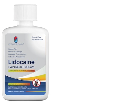 Westlake Lidocaine 4% Muscle &amp; Joint Pain Relief Numbing Cream   Maximum OTC Strength