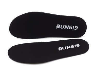 Wide Run 619 Shoe Insoles - Zero Drop Profile, Traditional Shape, Foot Forming, Wide Width - Thick, Firm, Flat Shoe Inserts - Men's 5-6 / Women's 5-7