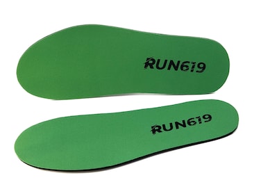 Wide Run 619 Shoe Insoles - Zero Drop Profile, Traditional Shape, Foot Forming, Wide Width - Thin, Firm, Flat Shoe Inserts - Men's 9-10 / Women's 10-11