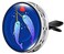 Wild Essentials Enamel Finish Narwhals Aromatherapy Car Air Freshener Essential Oil Car Vent Diffuser With Vent Clip and 8 Color Refill Pads