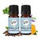 Wild Essentials Exquisite Signature Essential Oil Blend Inner Calm, Two 10 ML Bottles - Pure Essential Oils Synergy Blend, New Label, Same Formula