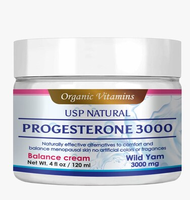 Wild YAM Naturals Progesterone Cream Balancing Skin Cream Women's Support High Purity 4 Ounce Jar