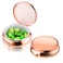 WLLHYF Pill Box Cute Small Pill Box for Purse &amp; Pocket Medicine Organizer Travel Pillbox Waterproof Pill Case Metal Pill Container Holder for Vitamins, Fish Oil, Supplements (Rosegold)