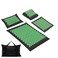 XiaoMaGe Acupressure Mat and Pillow Set with Carrying Bag - Acupuncture Mat for Neck &amp; Back Pain Relief - Foot Manual Massager - Naturally Relaxation Gift - Stress Relief Massage Mat (Black)