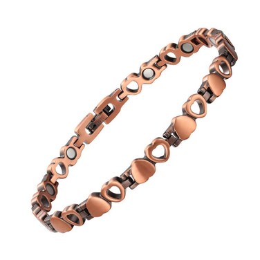 YINOX Copper Ankle Bracelet for Women, Magnetic Therapy Anklet for Arthritis Pain Relief with 12 Magnets Jewelry Gift