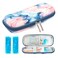 YOUSHARES Insulin Cooler Travel Case, Small EVA Diabetic Insulated Organizer Portable Cooling Bag for Medication Cooling Insulation, Epi Pen Carrying Bag with 2 Ice Pack (Quicksand Powder)
