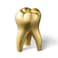 Zainpe Tooth Scented Candle Gold Dental Room Aesthetic Decor Pine Fragrance Long Lasting Candle Handmade Natural Soy Wax Aromatherapy Candle for Dentist Clinic Party Supplies Gift 3.7 x 2.1 in