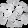 ZHIYUXI 1lb Clear Quartz 2" Rough Stones Crystals Raw Crystal Bulk Large Crystals and Stones Gemstones Natural Tumbling Rocks for Meditation, Fountain Rocks, Wire Wrapping, Wicca, Cabbing, Decor