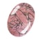 ZHIYUXI 2.4" Rhodonite Crystals Gemstones Crystals and Stones Crystal Decor Energy Balancing Protection Crystals Therapy Polished Stones Palm Stone Mediation Gifts 1PC