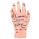 ZJchao Hand Acupuncture Model, Hand Acupuncture Point Model Left Hand Accurate Acupoint Teaching Hand Model Hand Acupoint Massage Area Teaching Tool Acupoint Anatomy Model for Teaching Learning