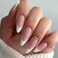 French Tip Press on Nails Long Fake Nails White Nails Almond Nails for Women 24 PC/Set