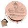 Rose Gold Compact Makeup Mirror - Perfect 21st Birthday Gift for Her