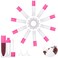 Thick Empty Lip Gloss Tubes with Wand 10 pack, YITOU 6.4ml Lip Balm Cosmetic Containers with Rubber Stopper Bulk Mini Split Bottle for DIY Lipstick Lip Glaze Foundation, Beauty Making Kit Cheaper