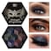 Black Smokey Eyeshadow Makeup Palette, Dark Smoky Eye Shadow Palettes for Halloween Goth Make up Glitter Shimmer Matte Pallets, Midnight Masquerade 21 Colors Brown Neutral Naked, Talc Free