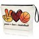 Basketball-Themed Cosmetic Bag - White - Makeup, Travel, Toiletry - Women Basketball Enthusiasts