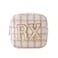 uekeboag Personalized Small Checkered Medicine Cosmetic Bag, Cute Plaid Pattern Chenille Letter Patch RX Drug Pouch with Zipper, Makeup Travel Gift Bag for Women and Girls (07Checkered)