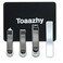 Best Toe Nail Clippers Set for Men Women Baby Seniors with Catcher File Toaazhy Nail Cutter fingernail Clipper kit Cuticle Trimmer Kids Trim Professional Travel Adult Stainless Steel Curved Slanted