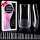 Medium Square Nail Tips, 552Pcs Soft Gel Full Cover Nail Tips for Soak off Nail Extensions, Half Matte Clear False Gel Nail Tips for Nail Salons and DIY Nail Art, 12 Sizes
