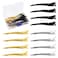 45pcs 3 Colors Duck Billed Hair Clips Kit 3.5 Inch Metal Alligator Curl Clips with Holes Duck Bill Clips No-Trace Pin Curl Clips Bulk for Women Hair Styling Sectioning Salon