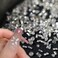50pcs Shiny Zircon Rhinestones, 2-3mm Mini Nail Art Diamonds, 3D Pointed Bottom Rhinestone Multi Shapes Gemstones Crystal Nail Gems