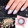 8 Pots Nail Art Laser White Glitter Sequins 3D Holographic Chunky Nail Confetti Powder Paillette Flakes Decoration Manicure Tips for Women Girls Nail Art Decoration/Face/Body/DIY Crafting