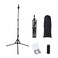 Wig Stand Tripod, Foldable Mannequin Head Stand for Cosmetology Hairdressing Adjustable Foldable Wig Head Stand with T-Pins, C-Pins, Wire, Storage Bag