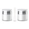 Cream Jar Vacuum Bottle with Cosmetic Spatula,TSA Approved Travel Bottles-Refillable Travel Size Containers for Creams Gels Lotions Face Body Hand Cream(2 Pieces)