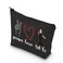 VAMSII Female Singer Gift Peace Love A-D Makeup Bag - Singer Fans Songwriter Gift (BLK-P L Adele)