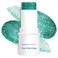 Green Body &amp; Face Glitter Makeup Stick, Multiuse Waterproof Glitter Gel for Face Body Hair Eye Lip, Holographic Sequins Paint Stick, Mermaid Accessories Makeup