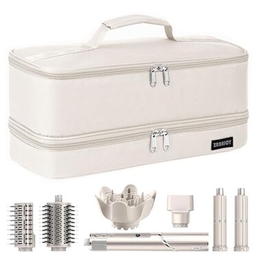 Double Layer Storage Case For Shark Flexstyle, Travel Carrying Case For Shark 430/440 Flexstyle, Organizer Bag For Shark Flexstyle/Dyson Airwrap Styler Attachments