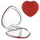 Compact Folding Mirror Heart Shaped Magnifying Mini Vanity Mirror Portable Travel Makeup Mirror for Purse Double-Sided Cute Glitter Cosmetic Mirror for Women Home Office