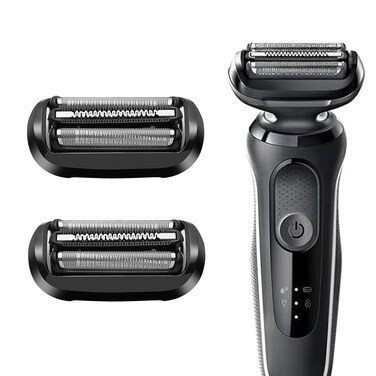 Series 5 53B Electric Shaver Replacement Head, Compatible with Braun Series 5/6 Shavers, 6072cc, 6090cc, 6020s, 6040cs, 6075cc, 5018s, 5049cs, 5035s, 5020s, 5050cs, 2 Packs