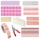 Press on Nail Tool Kit 50 Set for Nails Business - Nail Glue, Adhesive Tabs, Mini Nail Buffer, Mini Nail File, Sticks, Prep Pad, Thank You Card and Sticker, OPP bag, Nail Clipper (A)