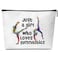 Gymnastics Gifts, Just A Girl Who Loves Gymnastics, Gymnastics Travel Makeup Bag, Birthday Gifts for Woman Girls Sisters Mom Daughter Toiletries Organizer-D35
