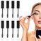 8 PACK Empty Mascara Tube and Eyelash Wand, 10ML Empty Mascara Tube Bottle, Refillable Clear Bottles, for Castor Oil with Inner Plug Avoid Leaking for DIY Cosmetics