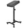 Tattoo Armrest Stand, Tattoo Arm Rest Stand Adjustable, Tiltable Thickened Black Leather Cushion, Stable Four Corner Base, Portable Tattoo Armrest for Studio Salon Tattoo