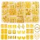 190 Pcs Gold Hair Jewelry for Braids &amp; Dreadlocks - Loc Jewelry with Ring Cuffs, Clips, Charms &amp; Decorations for Men, Women &amp; Girls