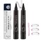 Microblading Eyebrow Pen 3D 4 Fork Tip Eyebrow Pencil Creates Lasting MakeUp Professional Natural Looking Brow Pen Cover Sparse Areas Daily Waterproof Brow Pencil