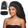 Hair Dryer Bonnet, Large Bonnet Hooded Hair Dryer Attachment for Speeds Up Drying Time &amp; Deep Conditioning, Fits All Head Sizes &amp; All Hair Styling, for Women Long Curly Braid Hair (Black, Large)